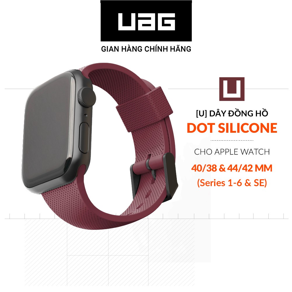 [U] Dây đồng hồ UAG Dot Silicone cho Apple Watch Serire 6/5/4/SE