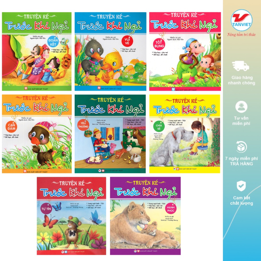 Sách - Combo 8 cuốn: Truyện Kể Trước Khi Đi Ngủ