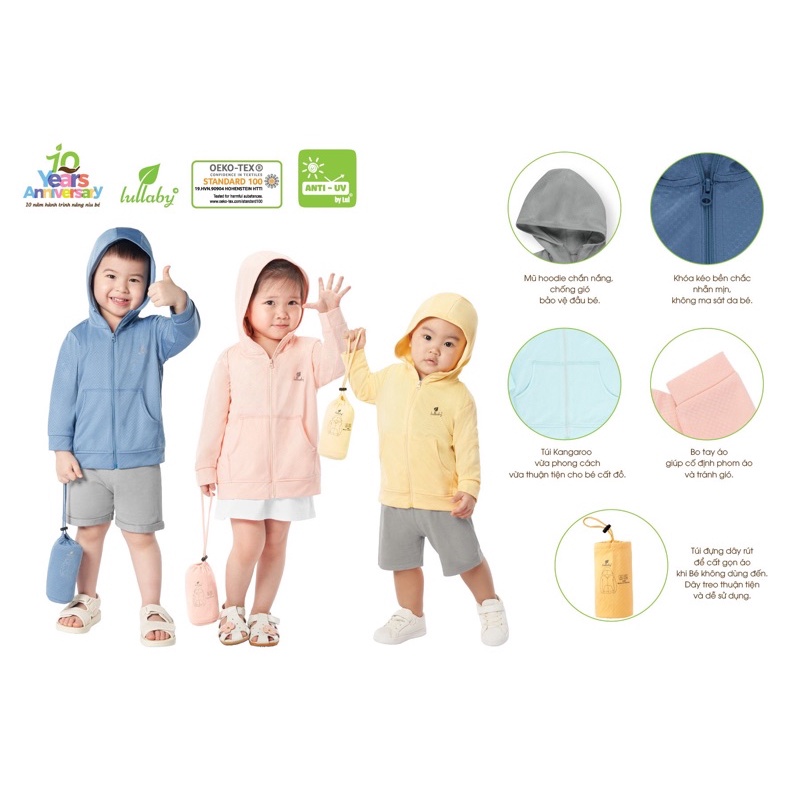 áo chống nắng ualarogo (18m-4y)