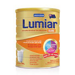 Sữa bột LUMIAR SURE 900G- Dành cho người trưởng thành, ăn uống kém, người bệnh cần phục hồi.
