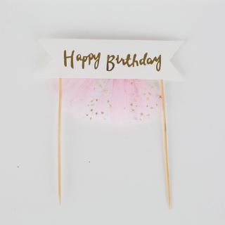 Que cắm HPBD cổng váy hồng