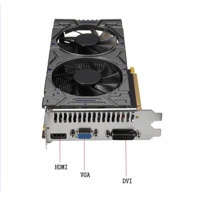 Card đồ họa 128BIT DDR5 1050 GeForce GTX 2GB Video Game | BigBuy360 - bigbuy360.vn