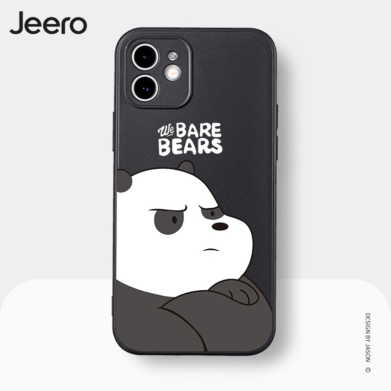 Ốp điện thoại JEERO silicon mềm chống sốc ngộ nghĩnh hài hước bựa hoạt hình cặp đôi dễ thương đẹp Cho iPhone 13 12 11 Pro Max SE 2020 X XR XS 8 7 ip 6S 6 Plus kute HFE783