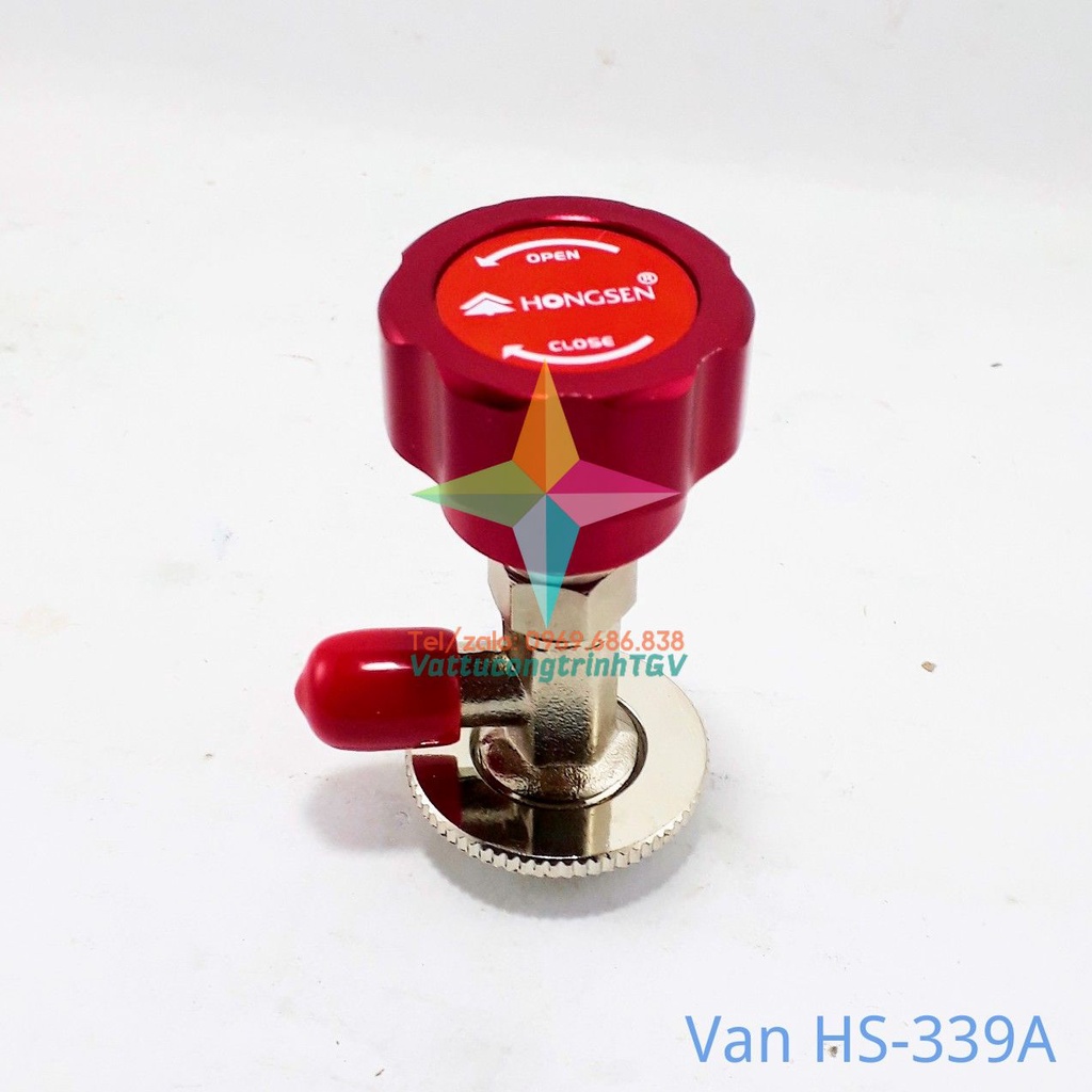 Van mở khóa gas lon R134 HONGSEN HS-339A