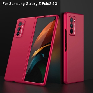 Ốp điện thoại PC cứng mặt nhám dạng gập bảo vệ camera cho Samsung Galaxy Z Fold 2 Z Fold2 5G