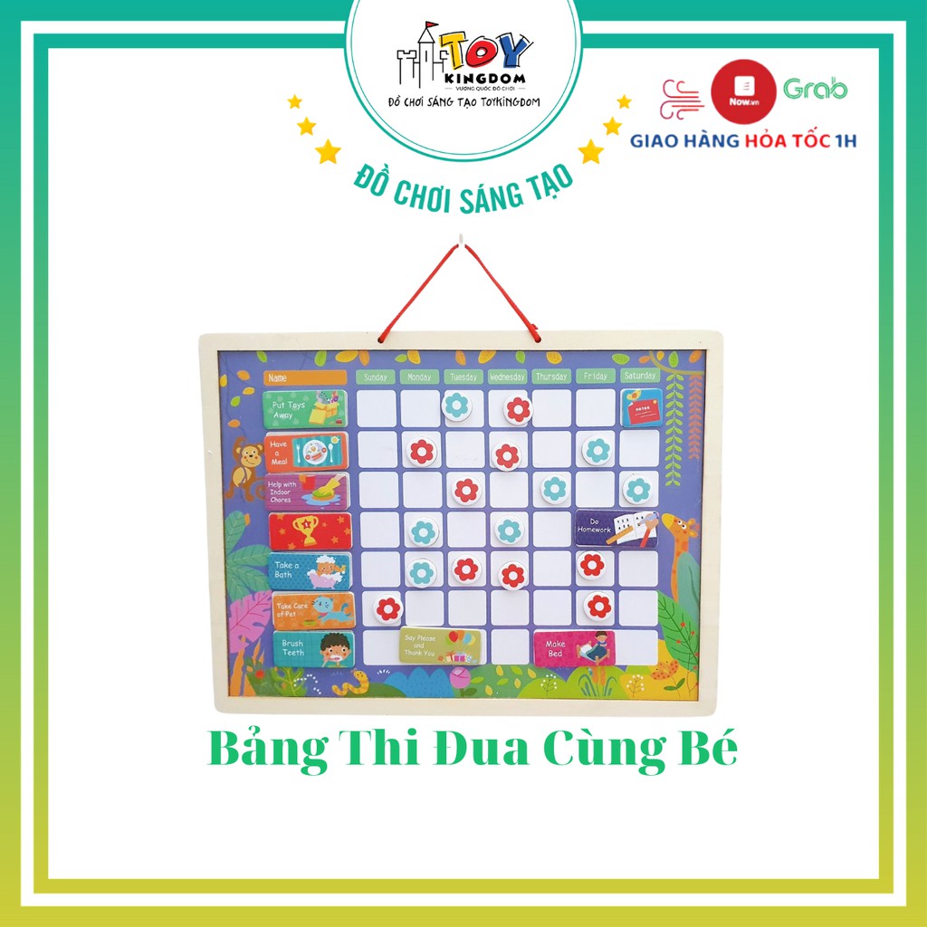 Bảng Thi Đua Cho Bé - Cùng Bé Phát Triển Từng Ngày