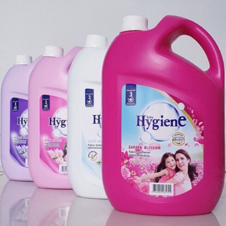 Nước Xả Mềm Vải Hygiene Thái Lan Can 3.5 Lít