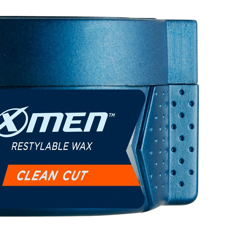 Sáp vuốt tóc X-Men Clean Cut WAX hộp 70g mỹ phẩm nam cao cấp hương thơm bền lâu