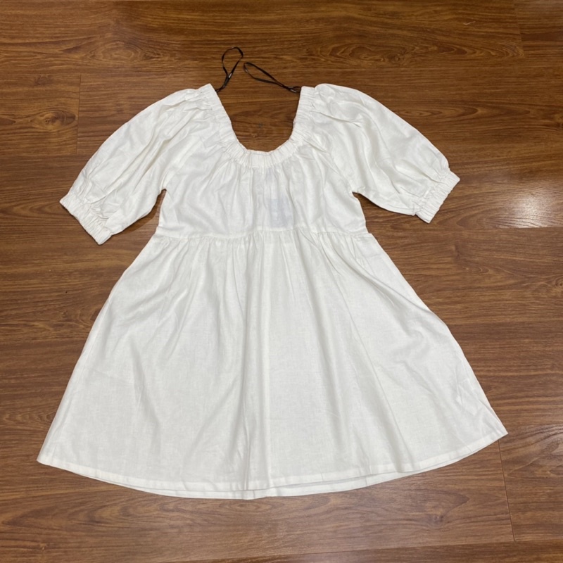 Đầm babydoll linen f21