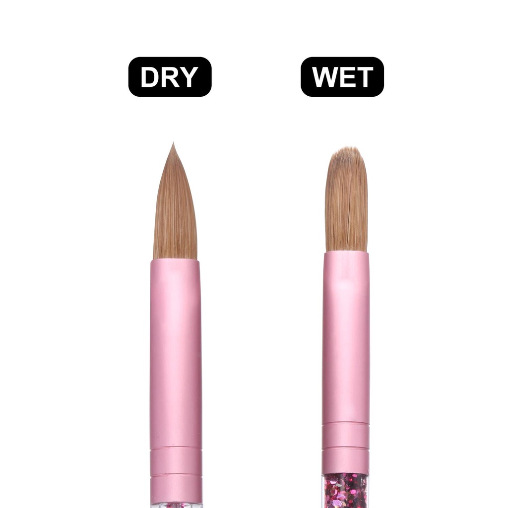 Cọ Sơn Móng Tay Acrylic Chuyên Nghiệp Với Tay Cầm Bằng Gỗ