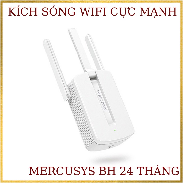 Kích wifi 3 râu mercusys 300mbps cực mạnh,bộ kích sóng wifi,VDS SHOP