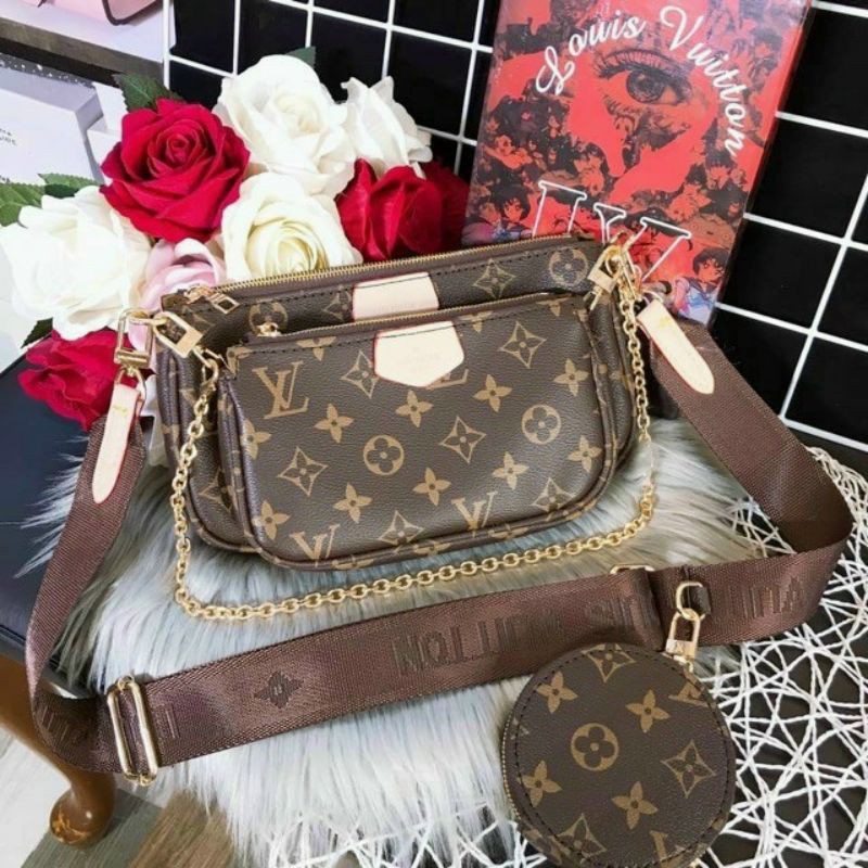 Set LV 3 món fullbox bill dây nâu