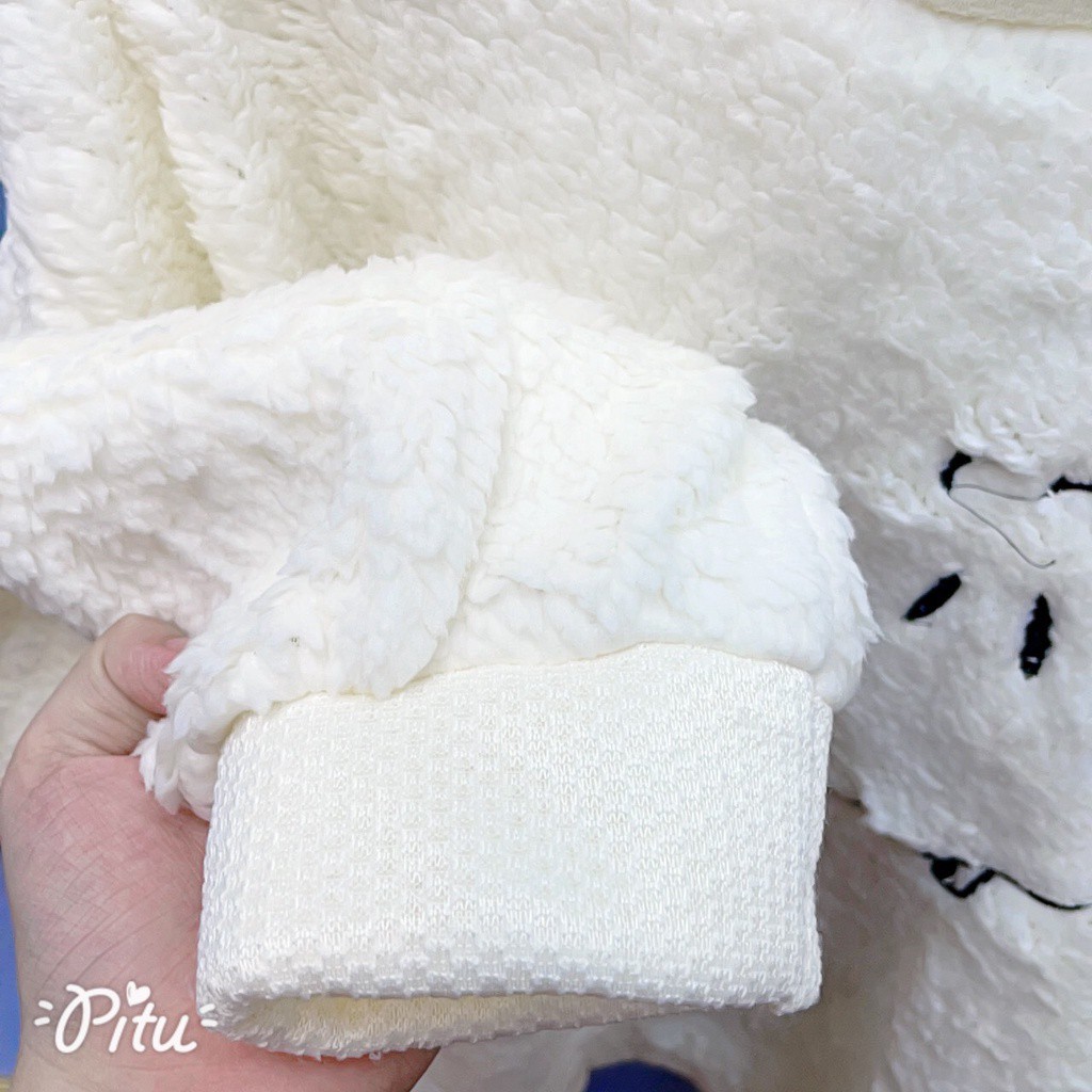 Áo Sweater Nữ Lông Form Rộng Thêu Hình Cún Snoopy Chất Lông Mềm Mịn Dày Ấm Phong Cách Thời Trang Hàn Quốc | BigBuy360 - bigbuy360.vn