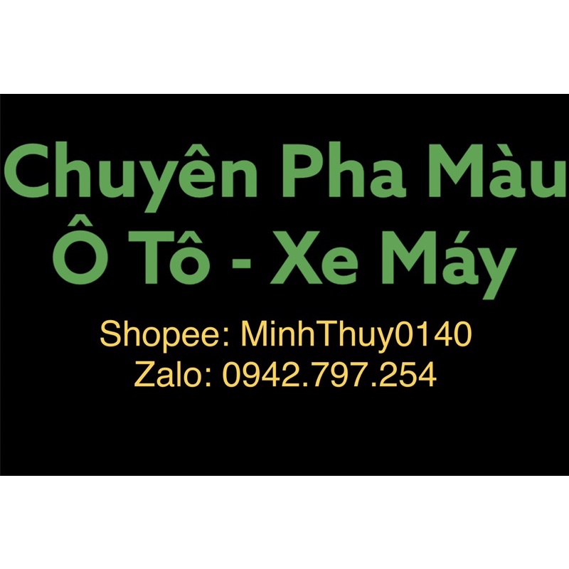 Bạc 2K Tự Bóng 18 14 11 chuyên dụng sơn Ô tô Xe máy