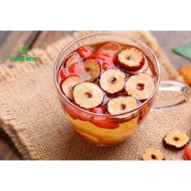 Trà táo đỏ thái lát sấy khô thượng hạng Bách An Khang tốt cho sức khoẻ 100gram