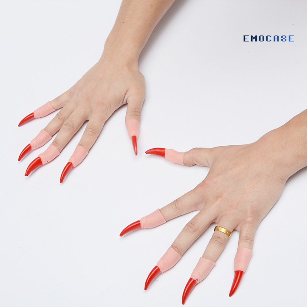 Set 10 Móng Tay Giả Hóa Trang Halloween