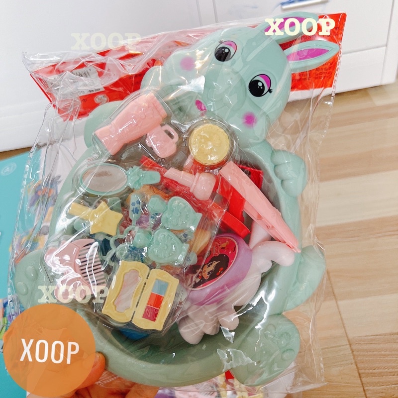 Đồ chơi ! Chậu thỏ,thỏ và bàn trang điểm cho bé mã 0588-30