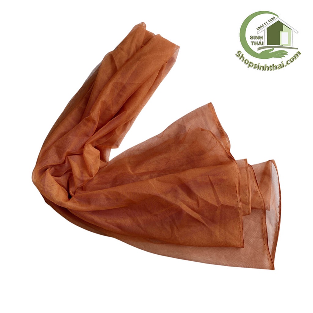 Vải voan màu nâu