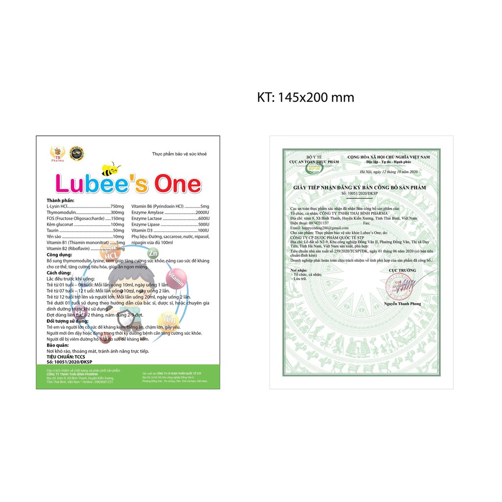 Combo 3 Hộp LUBEE’S ONE - Hỗ trợ miễn dịch nâng cao sức đề kháng, Giúp bé ăn ngon hết Biếng Ăn, Tiêu Hoá Tốt, Khỏe Mạnh