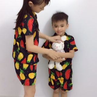 Quần áo hoa quả dưa hấu