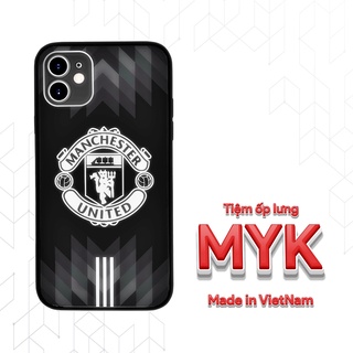Ốp Lưng Manchester United đen trắng nổi bật cho Iphone 5 6 7 8 Plus 11 12 Pro Max X Xr 95