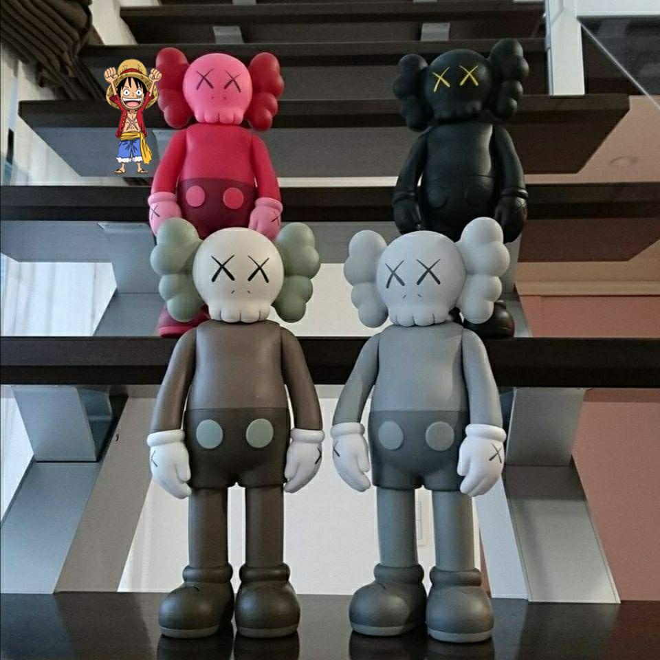 ▥Kaws Bạo lực Gấu Sesame Mô hình trang trí nhà-Cao 20cm