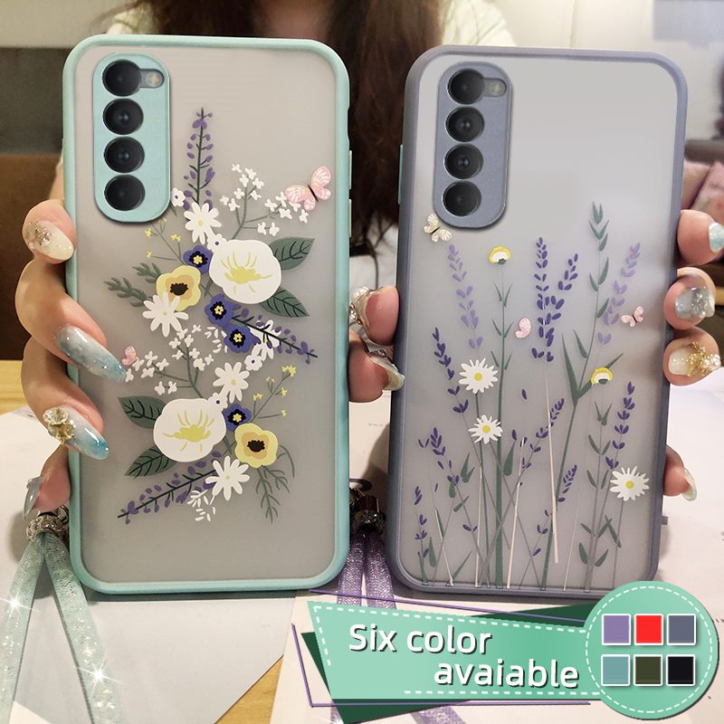 Ốp điện thoại hình máy ảnh có nút màu tương phản cho oppo reno4 pro 4g