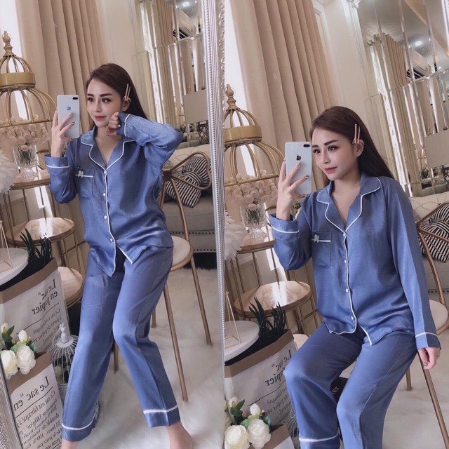 ĐỒ BỘ PIJAMA CÓ UP VIDEO HÀNG THẬT Ở CUỐI