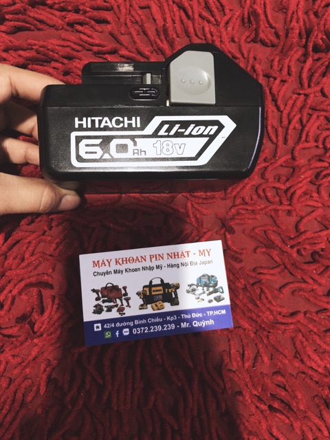 Pin đóng  mới hitachi 18v