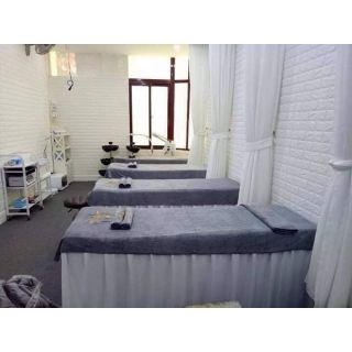 Combo khăn spa massage cao cấp màu Xám ghi sang trọng, mát dịu gồm 1 bộ trải giường , quấn body , trải gối