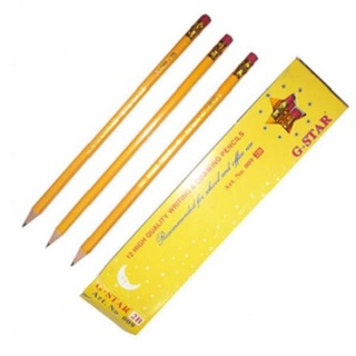 Bút chì chuốt G-star 2B, 6B thân vàng