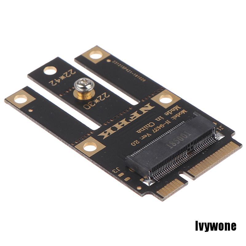 Card Chuyển Đổi Từ M.2 Ngff Sang Mini Pci-E (Pcie + Usb) Cho M.2 Wifi Bluetooth