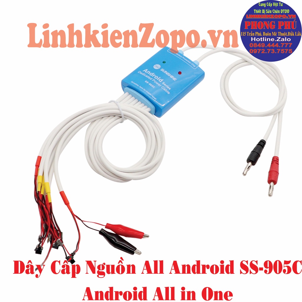 Bộ Dây Cấp Nguồn Các Dòng Android SUNSHINE SS-905C