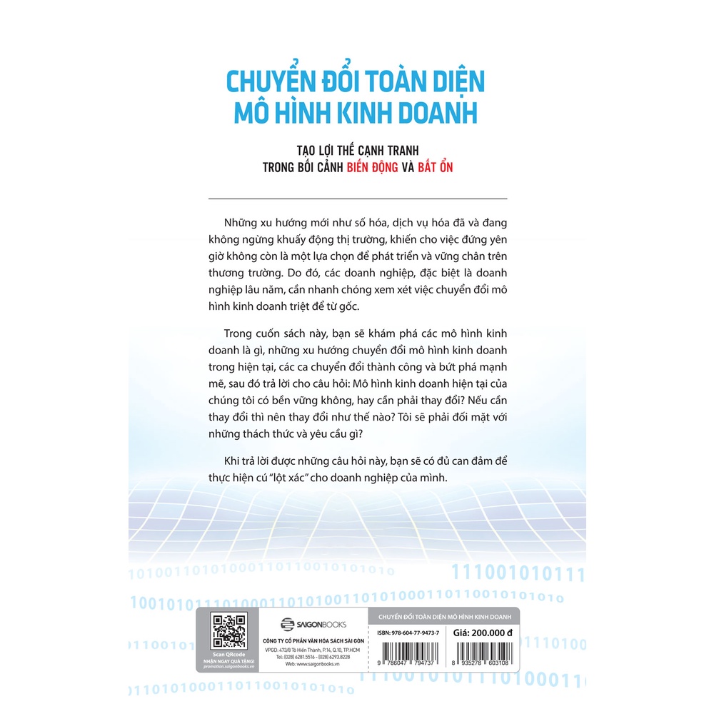Sách - Chuyển Đổi Toàn Diện Mô Hình Kinh Doanh