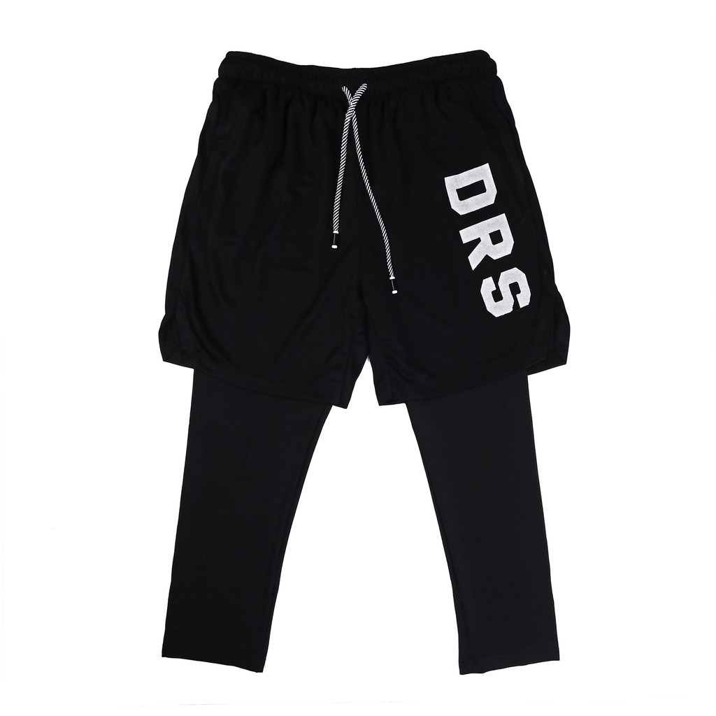 Quần Legging Thể Thao 2 Lớp In Logo DRS Cực Xịn Cho Mùa Thu, Phù Hợp Tập Gym, Running, Dáng Bao Ngầu (DRQ04)