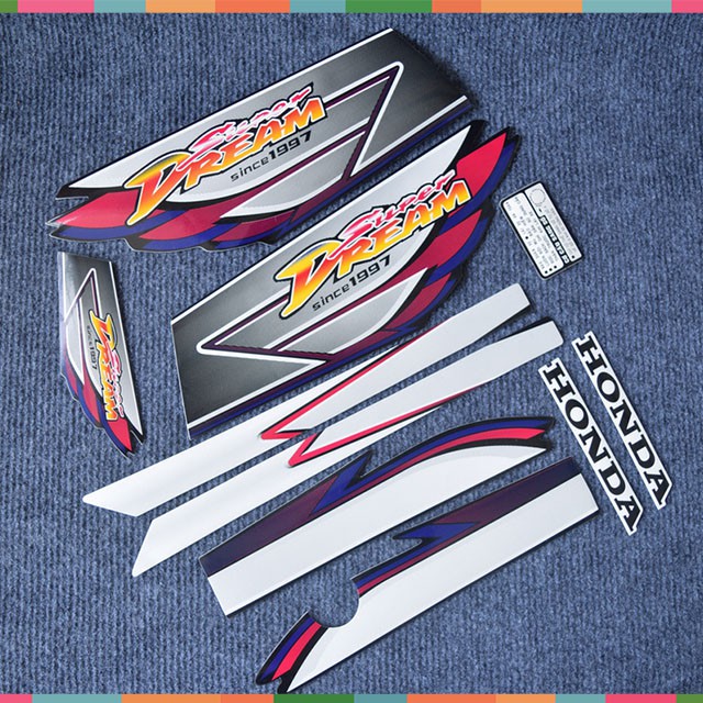 [CỰC RẺ] BỘ TEM 3 LỚP MẪU ZIN HÀNG XỊN CHO HONDA DREAM ĐỜI 2007