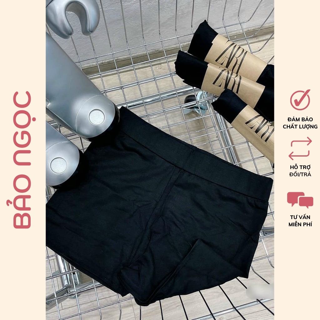 Quần short đùi nữ ngắn cuộn zara chất vải dày