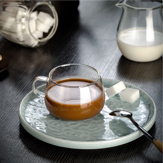 Ly thủy tinh - Ly pha cafe ISO.26 size 250ml có quai, isoglass
