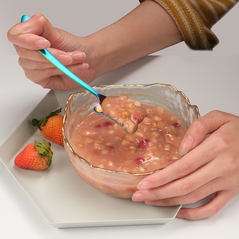 Muỗng Cà Phê Bằng Thép Không Gỉ 304 Hình Gấu Hoạt Hình Sáng Tạo