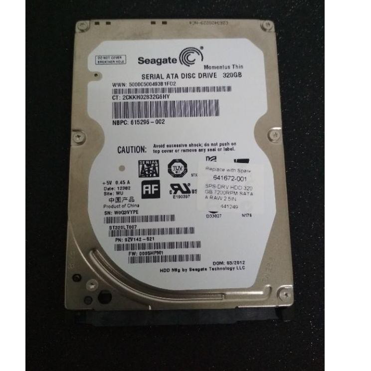 Ổ Cứng Laptop / Notebook 320gb Sata | 2.5 "Inch | BigBuy360 - bigbuy360.vn