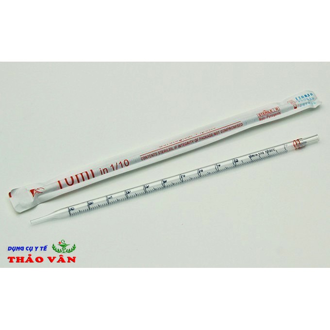 Pipet thủy tinh thẳng các cỡ