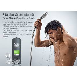 Sữa tắm cho nam Dove Men+Care Extra Fresh Body and Face Wash 532ml