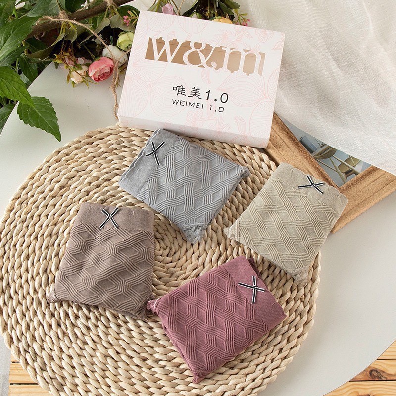 Quần lót nữ dệt kim phối ren quyến rũ Form quần ôm, tôn dáng | BigBuy360 - bigbuy360.vn