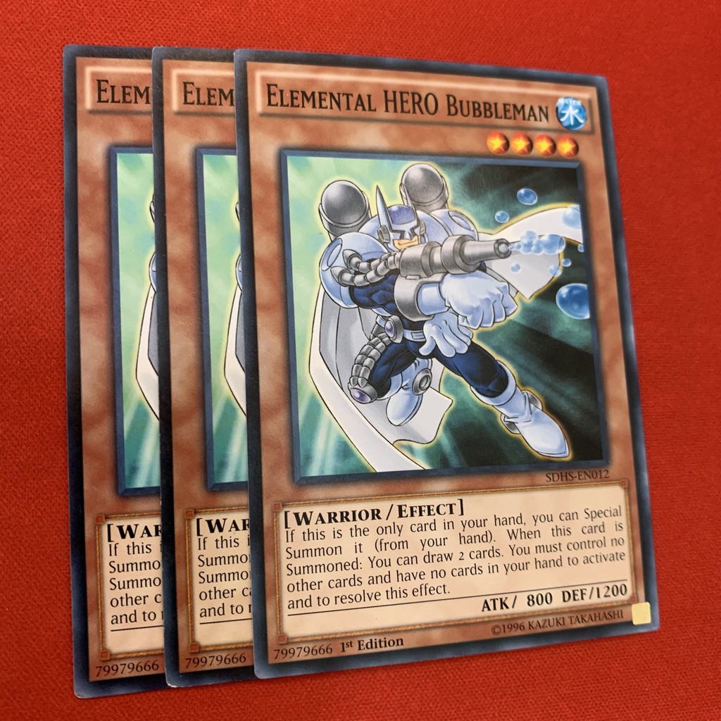 [EN][Thẻ Bài Yugioh Chính Hãng] Elemental Hero Bubbleman