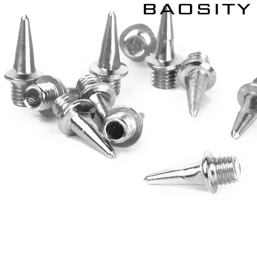 [BAOSITY]12pcs Sports Track Running Shoes Spikes Pins Repair Replacement Pyramid 13mm