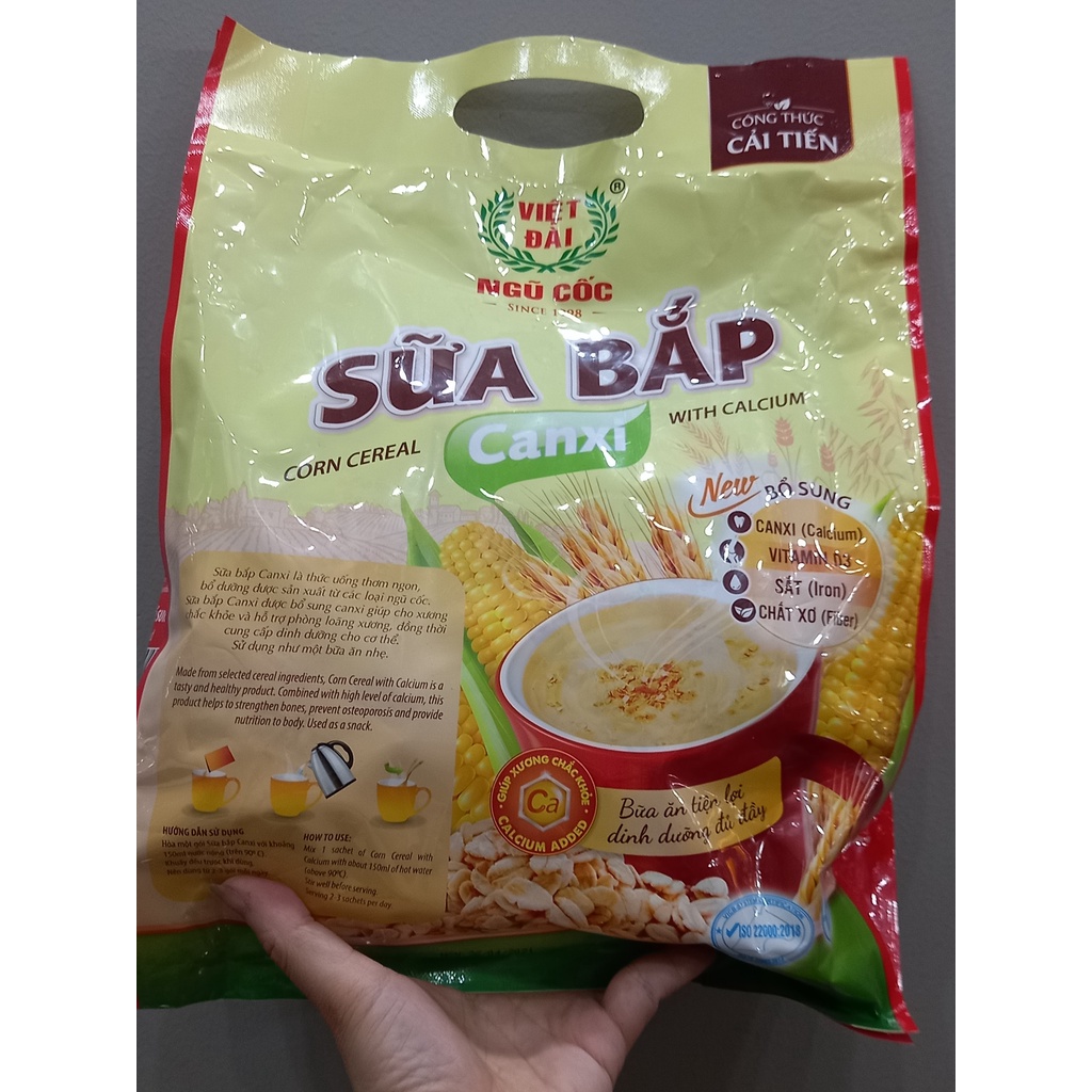 Sữa bắp Canxi Việt Đài 600g/1 bịch