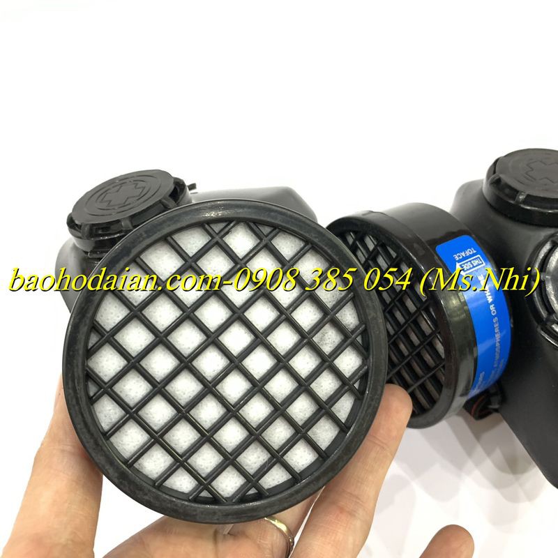 Bộ mặt nạ lọc độc chính hãng Bảo Bình 618B1 và 618B2- Hình thật