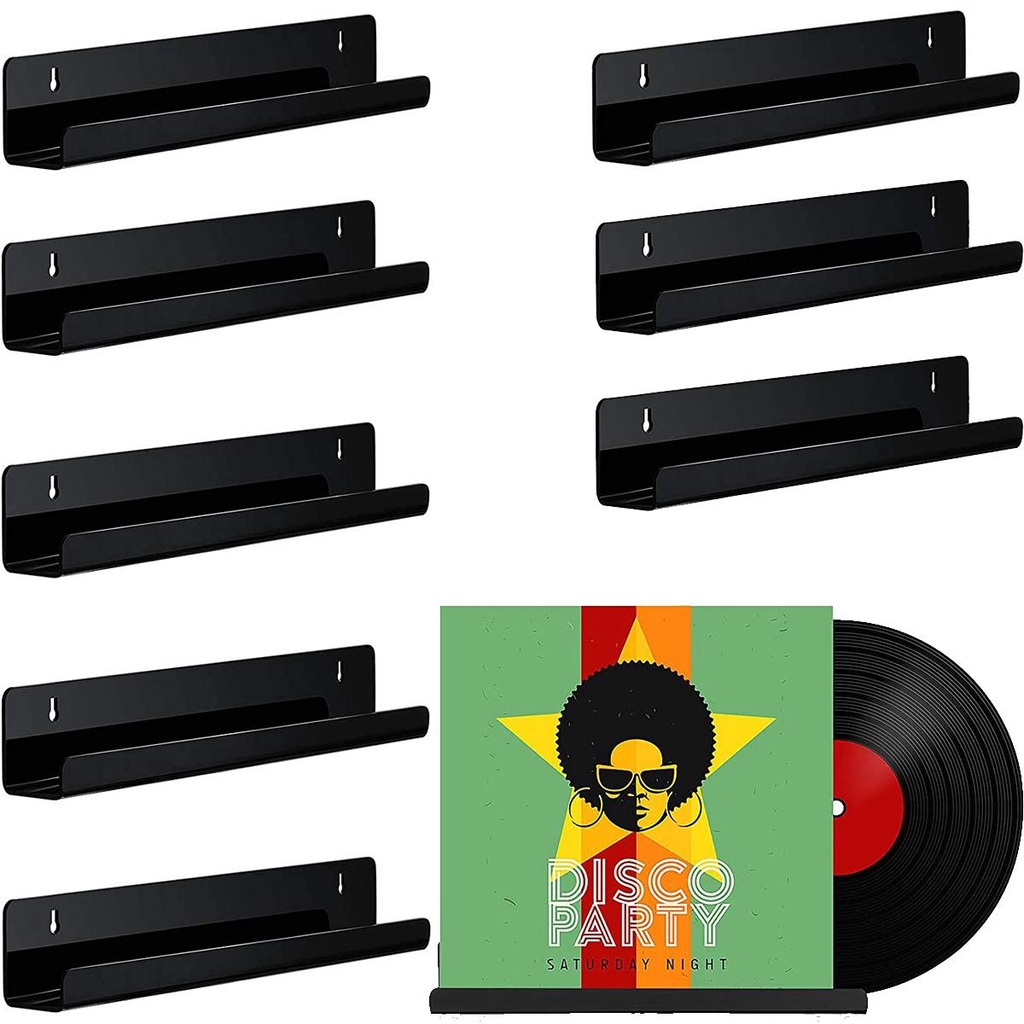 Kệ Treo Tường Bằng Acrylic Vinyl Kích Thước 12inch Đa Chức Năng