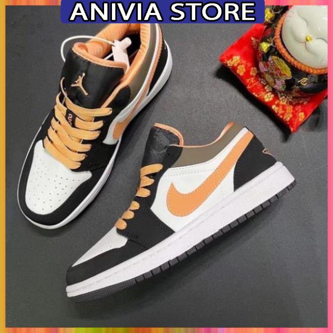 Giày sneaker Jordan cam đào cổ thấp *HOT* Jordan cam đẹp 2021 full box -FZ