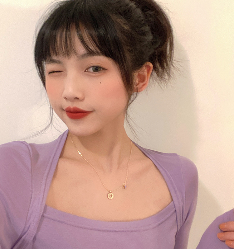Vòng cổ Chữ H Sang Trọng Cho Nữ
